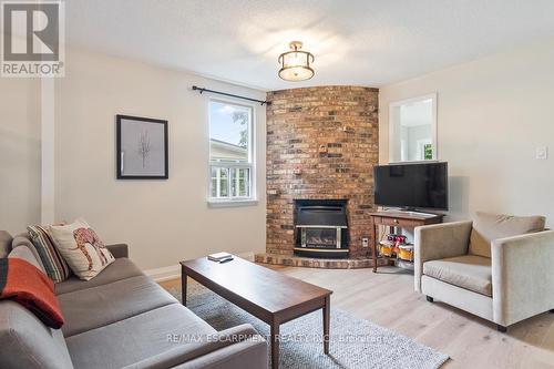 135 Deane Avenue, Oakville, ON - Indoor Photo Showing Living Room With Fireplace