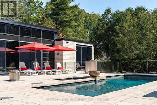 210 Chartwell Road, Oakville, ON - Outdoor With In Ground Pool