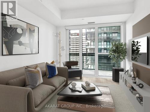 2706 - 39 Roehampton Avenue, Toronto, ON - Indoor Photo Showing Living Room