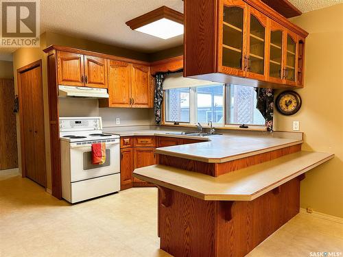 1501 92Nd Street, North Battleford, SK - Indoor Photo Showing Kitchen With Double Sink