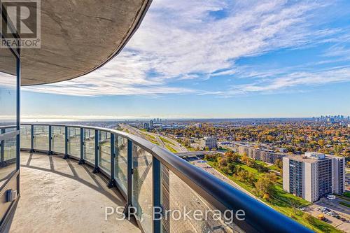 2909 - 30 Gibbs Road, Toronto, ON - Outdoor With Balcony With View