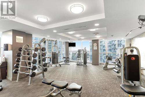 1201 - 223 Webb Drive, Mississauga, ON - Indoor Photo Showing Gym Room