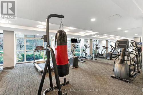 1201 - 223 Webb Drive, Mississauga, ON - Indoor Photo Showing Gym Room