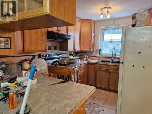 6 Dundas Street, Arran-Elderslie, ON - Indoor Photo Showing Kitchen With Double Sink