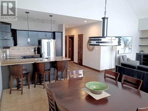 Kitchen & Dining - Main 2 Bdrm/2 Bath Suite - 800 Bighorn Boulevard Unit# 831 -A/B, Radium Hot Springs, BC - Indoor