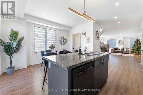 19 Bretlon Street, Brampton, ON - Indoor Photo Showing Kitchen With Double Sink