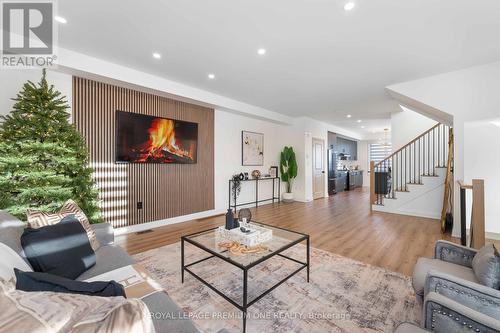 19 Bretlon Street, Brampton, ON - Indoor Photo Showing Living Room