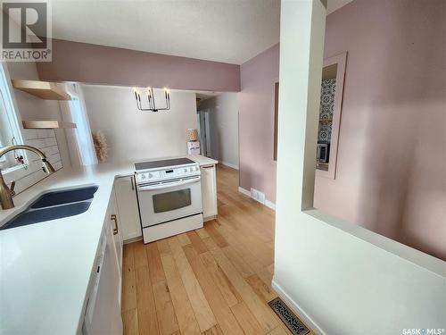 433 Floren Street, Radville, SK - Indoor Photo Showing Kitchen With Double Sink