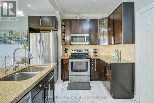 22 Down Crescent, Ajax, ON - Indoor Photo Showing Kitchen With Double Sink With Upgraded Kitchen