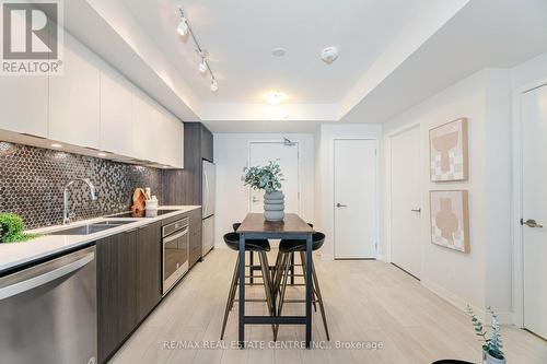 1103 - 2 Sonic Way, Toronto, ON - Indoor Photo Showing Kitchen With Double Sink With Upgraded Kitchen