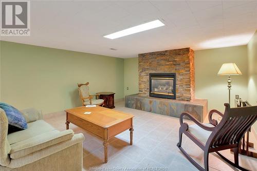 380 St. John Street, Windsor, ON - Indoor With Fireplace