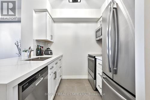 1705 - 4978 Yonge Street, Toronto, ON - Indoor Photo Showing Kitchen With Stainless Steel Kitchen With Double Sink