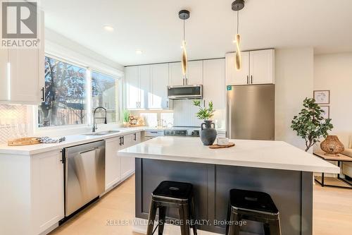 30 Angus Road, Hamilton, ON - Indoor Photo Showing Kitchen With Stainless Steel Kitchen With Upgraded Kitchen