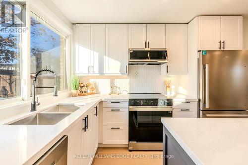 30 Angus Road, Hamilton, ON - Indoor Photo Showing Kitchen With Stainless Steel Kitchen With Double Sink With Upgraded Kitchen