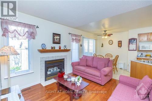 1654 Varennes Boulevard, Ottawa, ON - Indoor Photo Showing Living Room With Fireplace