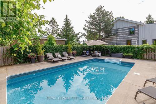 116 Lakeshore Road E, Blue Mountains (Blue Mountain Resort Area), ON - Outdoor With In Ground Pool With Backyard