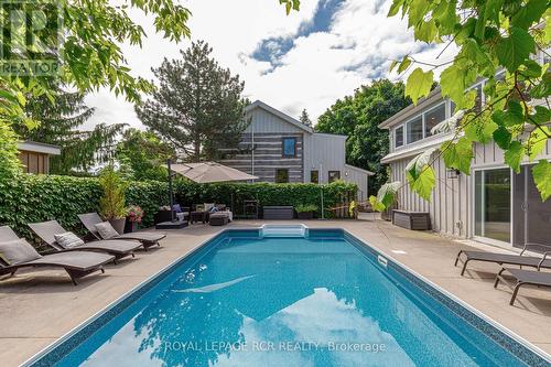 116 Lakeshore Road E, Blue Mountains (Blue Mountain Resort Area), ON - Outdoor With In Ground Pool With Deck Patio Veranda