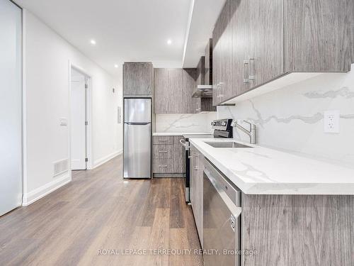 Bsmt F-80 Holwood Ave, Toronto, ON - Indoor Photo Showing Kitchen With Stainless Steel Kitchen