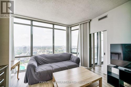 3802 - 832 Bay Street, Toronto, ON - Indoor Photo Showing Living Room