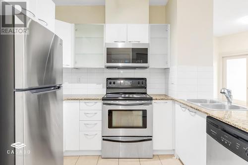 1503 4028 Knight Street, Vancouver, BC - Indoor Photo Showing Kitchen With Stainless Steel Kitchen With Double Sink