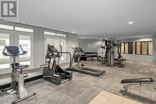 1503 4028 Knight Street, Vancouver, BC - Indoor Photo Showing Gym Room