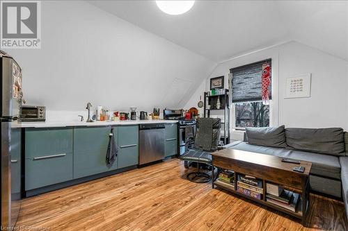 Unit 4 (Attic) Kitchen / Living room - 480 King William Street, Hamilton, ON - Indoor