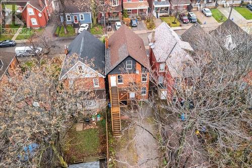 Aerial View of the back lot and Home - 480 King William Street, Hamilton, ON - Outdoor