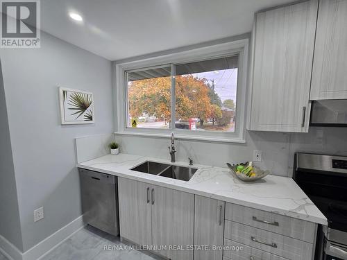 76 Raylawn Crescent, Halton Hills, ON - Indoor Photo Showing Kitchen With Double Sink