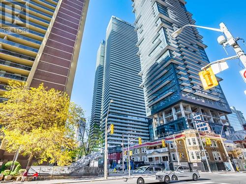 2308 - 42 Charles Street E, Toronto, ON - Outdoor With Balcony With Facade