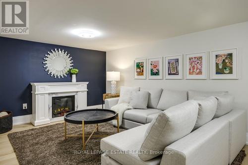 7 Ferncroft Drive, Toronto, ON - Indoor Photo Showing Living Room With Fireplace