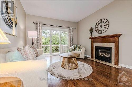 48 Maricona Way, Ottawa, ON - Indoor Photo Showing Living Room With Fireplace