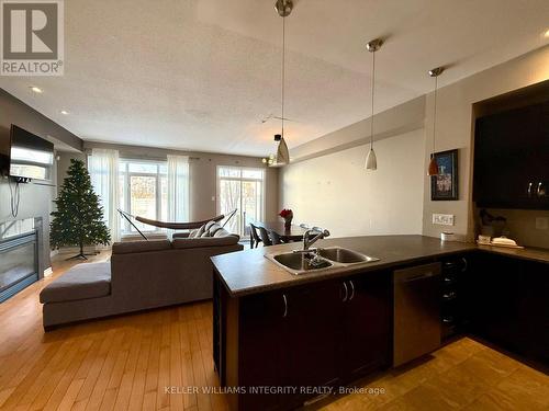 298 Waymark Crescent, Ottawa, ON - Indoor Photo Showing Kitchen With Fireplace With Double Sink