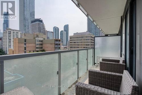 603 - 28 Wellesley Street E, Toronto, ON - Outdoor With Balcony