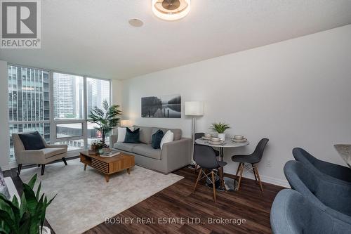 1512 - 16 Yonge Street, Toronto (Waterfront Communities), ON - Indoor Photo Showing Living Room