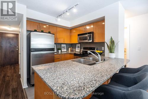 1512 - 16 Yonge Street, Toronto (Waterfront Communities), ON - Indoor Photo Showing Kitchen With Double Sink