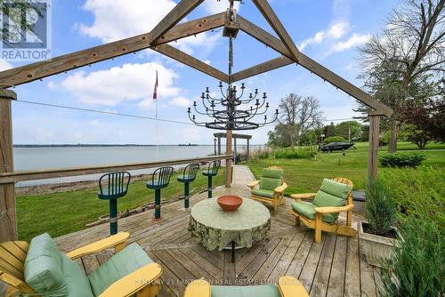 3710 County Rd 3, Prince Edward County (Ameliasburgh), ON - Outdoor With Deck Patio Veranda With View