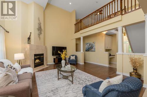 27 - 2165 Stavebank Road, Mississauga (Cooksville), ON - Indoor Photo Showing Living Room With Fireplace