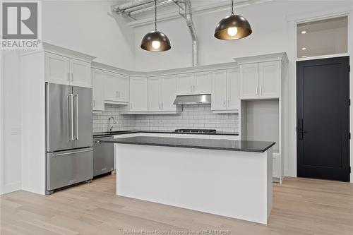 247 Brock Street Unit# 204, Amherstburg, ON - Indoor Photo Showing Kitchen With Upgraded Kitchen