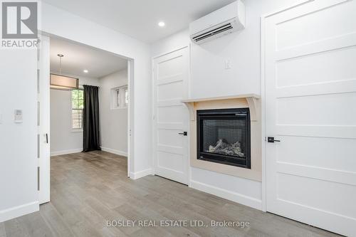 Lower - 9 Hambly Avenue, Toronto, ON - Indoor With Fireplace