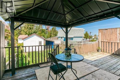 191 David Street, Chelmsford, ON - Outdoor With Deck Patio Veranda With Exterior