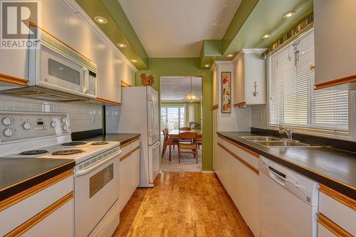 13 500 Wotzke Drive, Williams Lake, BC - Indoor Photo Showing Kitchen With Double Sink