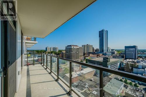 1108 - 55 Duke Street W, Kitchener, ON - Outdoor With Balcony With View With Exterior