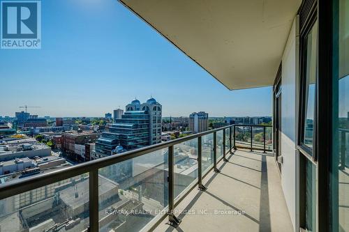 1108 - 55 Duke Street W, Kitchener, ON - Outdoor With Balcony With View With Exterior