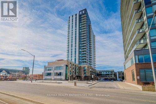 1108 - 55 Duke Street W, Kitchener, ON - Outdoor With Facade