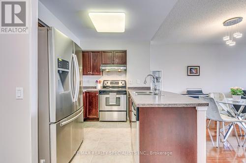 2202 - 35 Kingsbridge Garden Circle, Mississauga, ON - Indoor Photo Showing Kitchen With Stainless Steel Kitchen With Double Sink