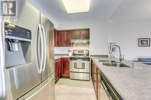 2202 - 35 Kingsbridge Garden Circle, Mississauga, ON - Indoor Photo Showing Kitchen With Stainless Steel Kitchen With Double Sink