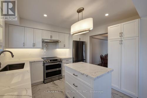 262 - 3030 Breakwater Court, Mississauga (Cooksville), ON - Indoor Photo Showing Kitchen With Stainless Steel Kitchen With Upgraded Kitchen