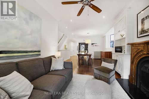 227 Oakmount Road, Toronto (High Park North), ON - Indoor Photo Showing Living Room With Fireplace