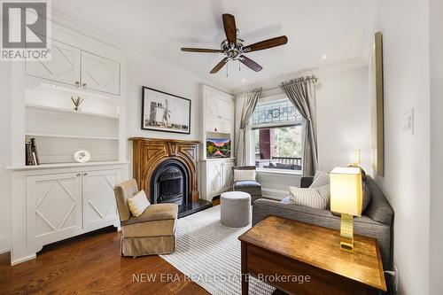 227 Oakmount Road, Toronto (High Park North), ON - Indoor Photo Showing Living Room With Fireplace