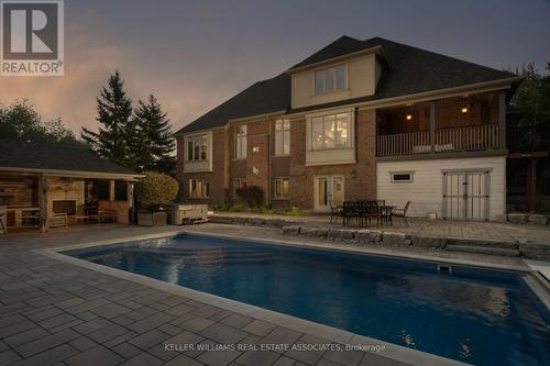 11325 Taylor Court, Milton (Brookville), ON - Outdoor With In Ground Pool With Deck Patio Veranda